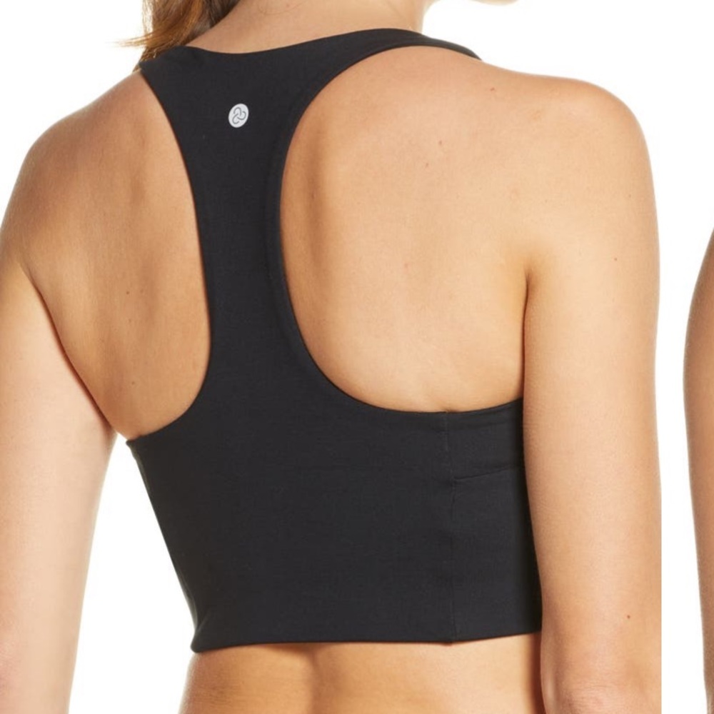 Zella Studio Lite Longline Bra in black